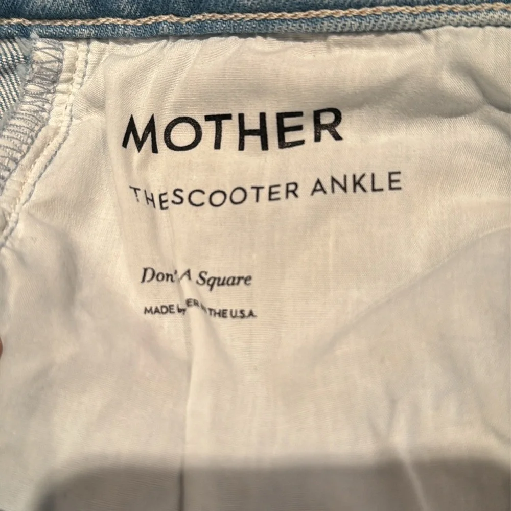 NWOT size 27, Mother Scooter Ankle jeans - Picture 6 of 6